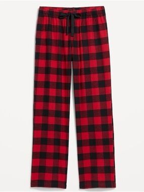 OLD NAVY RED AND BLACK PLAID PJ PANTS